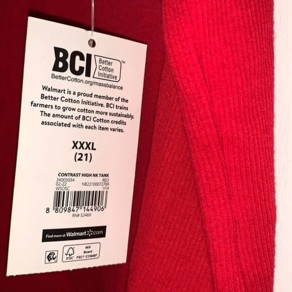 No Boundaries Mens Red Contrast High Neck Tank Top Size XXXL - Picture 4 of 7